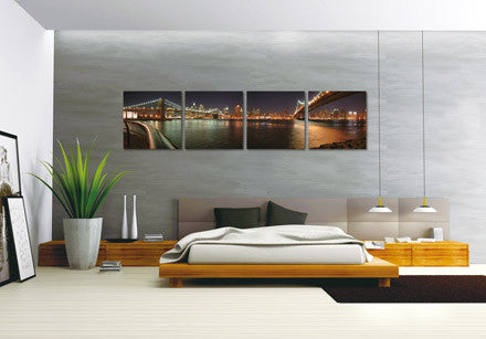 New York City at Night - California Wall Art
 - 2