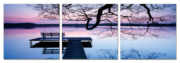 Purple Lake - California Wall Art
