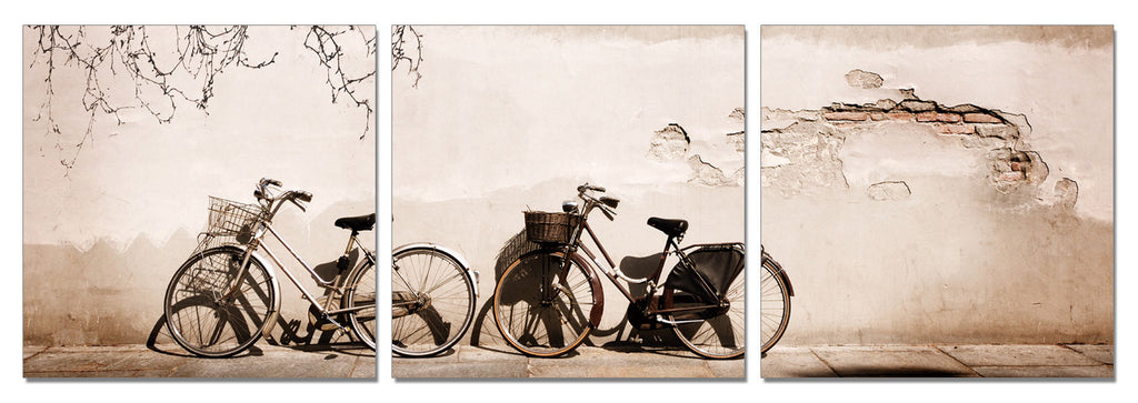 Bicycle in Tuscany - Sepia - California Wall Art
 - 1