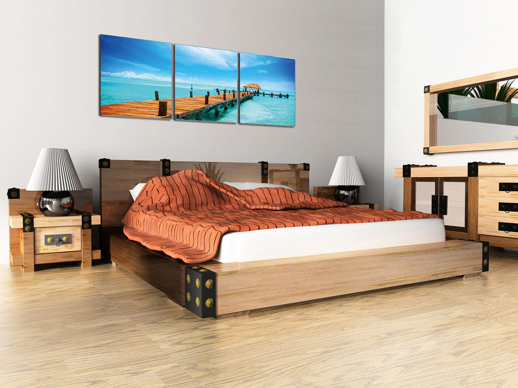 Pier in Isla Mujeres - California Wall Art
 - 2