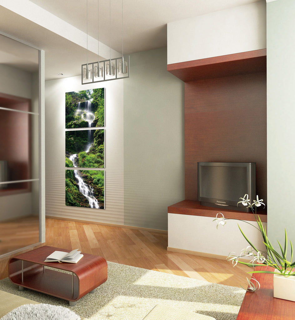 Waterfall in Forest Vertical - California Wall Art
 - 2